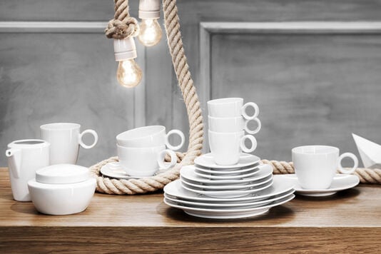 Thomas Vario Thomas Vario plates and cups stacked inside each other