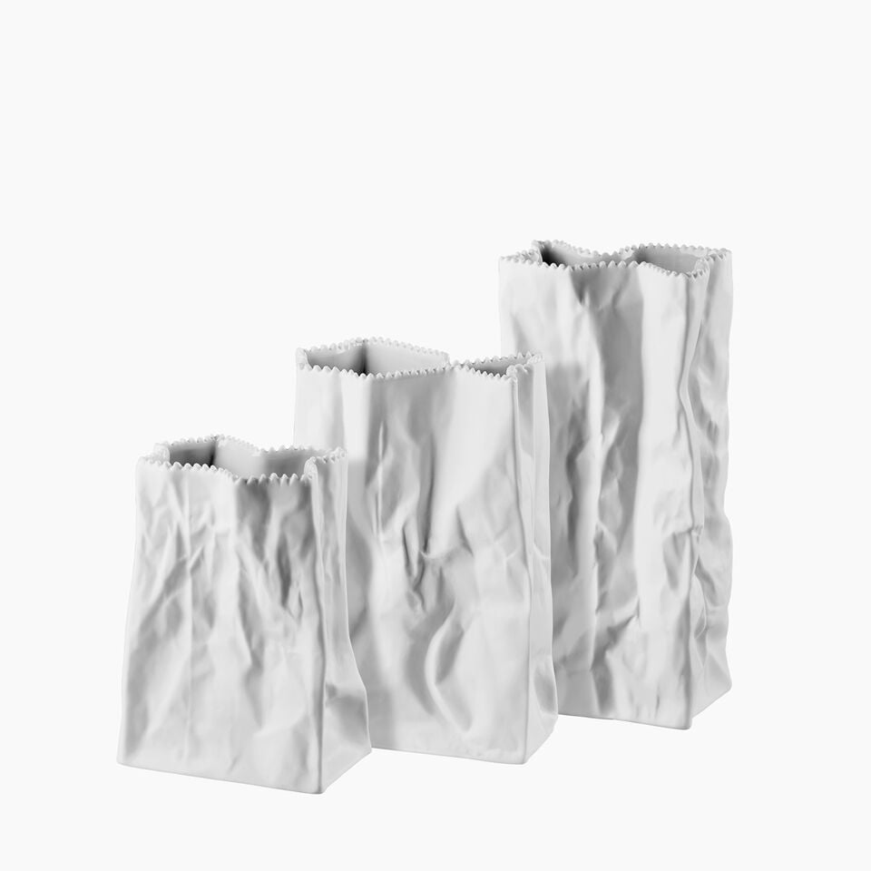 Rosenthal Bag Vase on white background