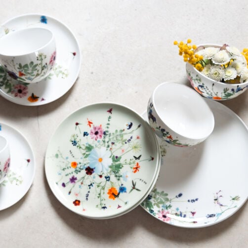 Rosenthal Brillance collection bowls with floral decor