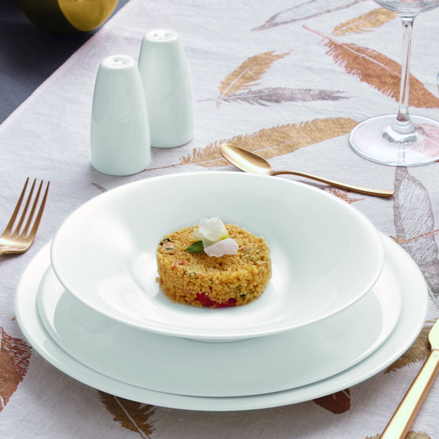 White Salt & Pepper Shaker