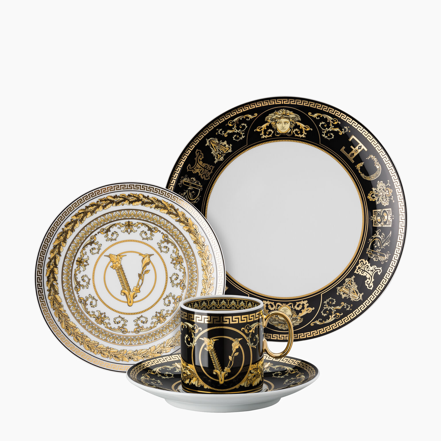 dinner set versace 61pcs square