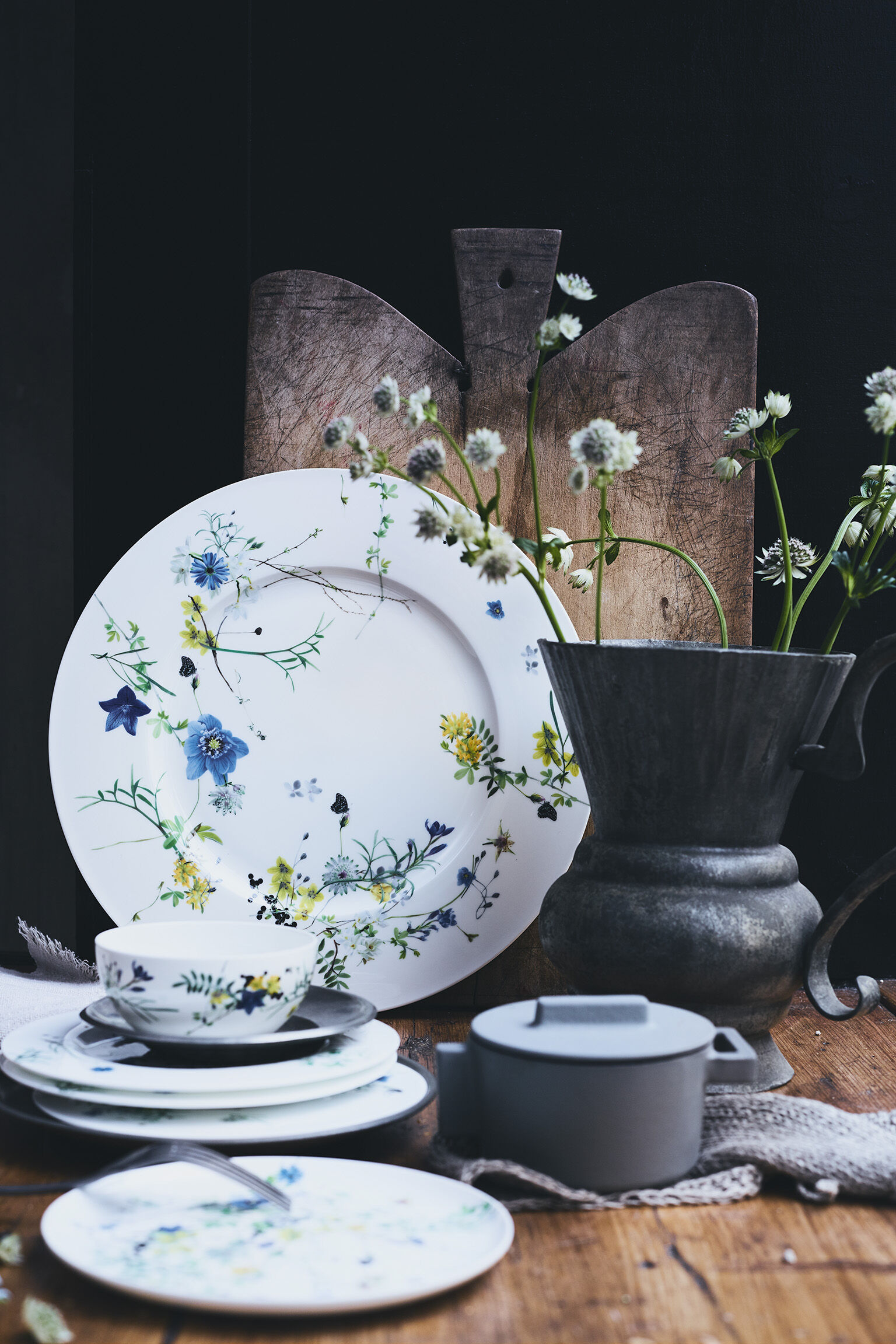 Piatto Per Pane Rosenthal Brillance - Decor Fleurs Des Alpes, 18 Cm