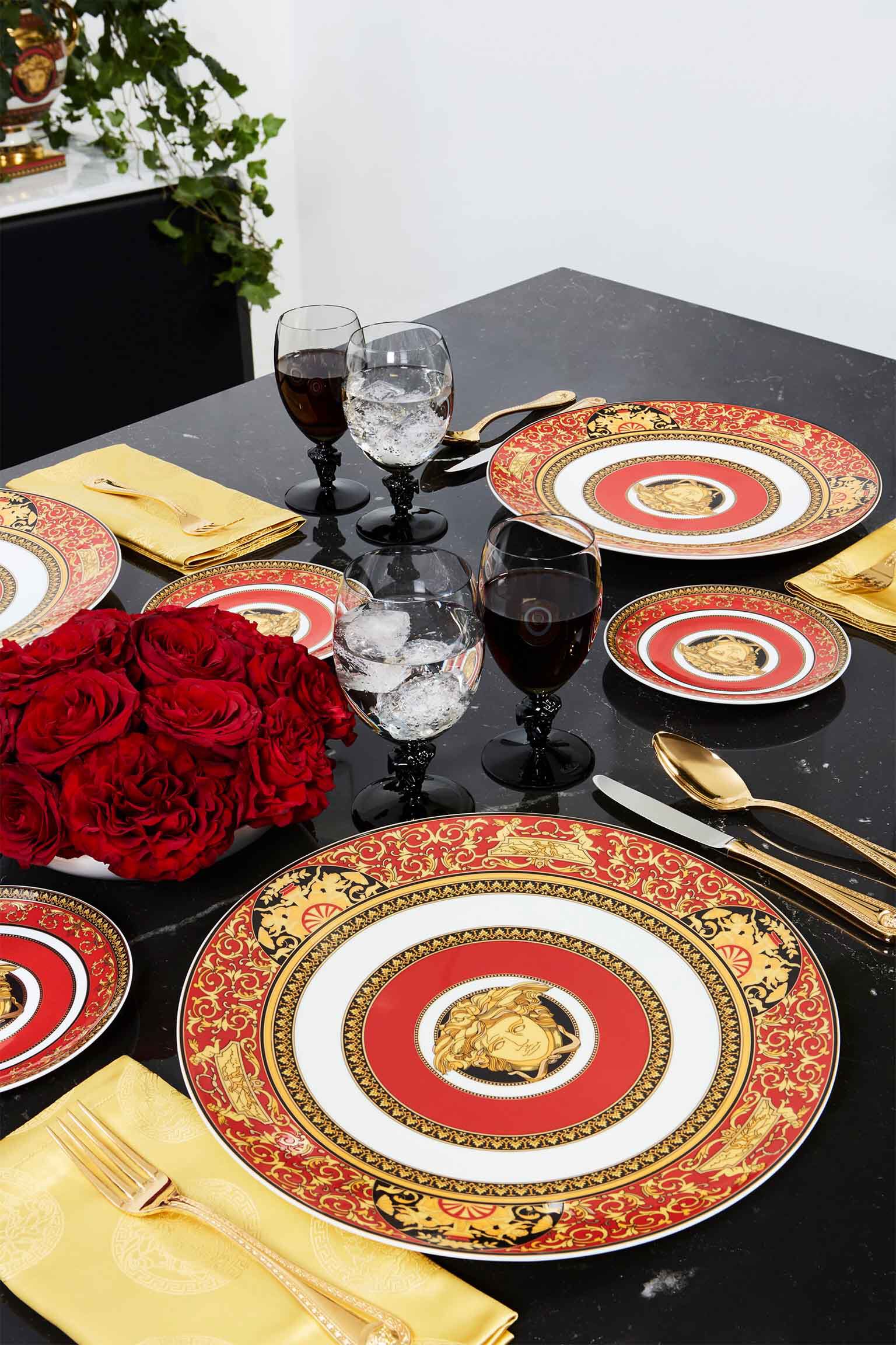 Versace Dinnerware Collection, Medusa Red