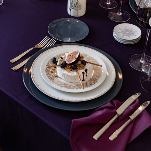 Rosenthal Moon collection on blue background