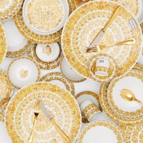 Versace china plates and cups overview