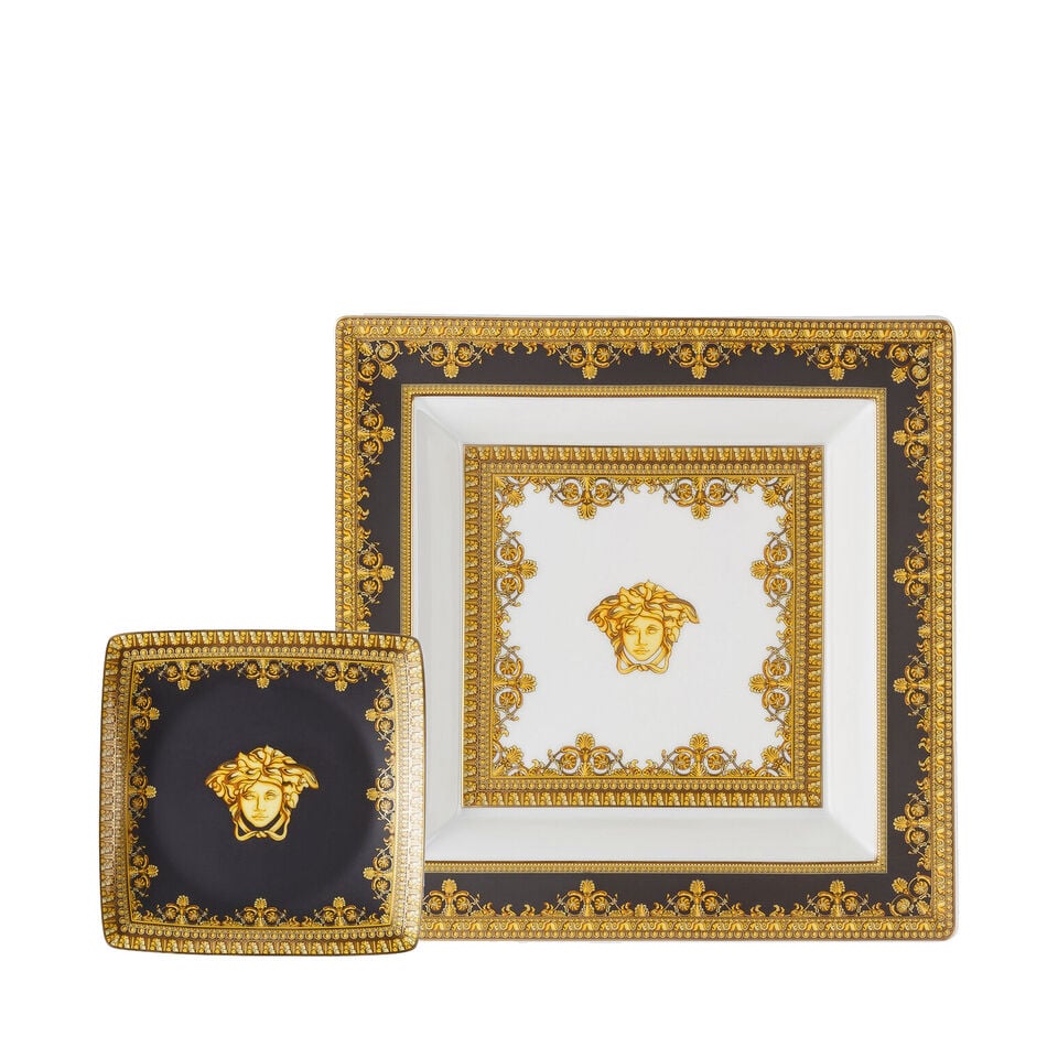 Rosenthal Versace tray and canape dish