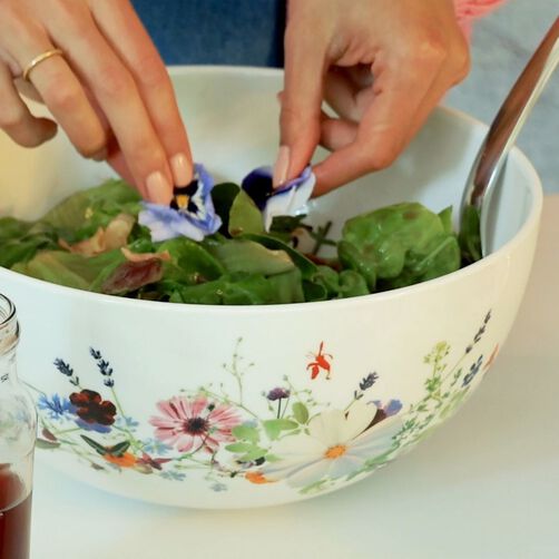 Colorful Salad in Brillance bowl