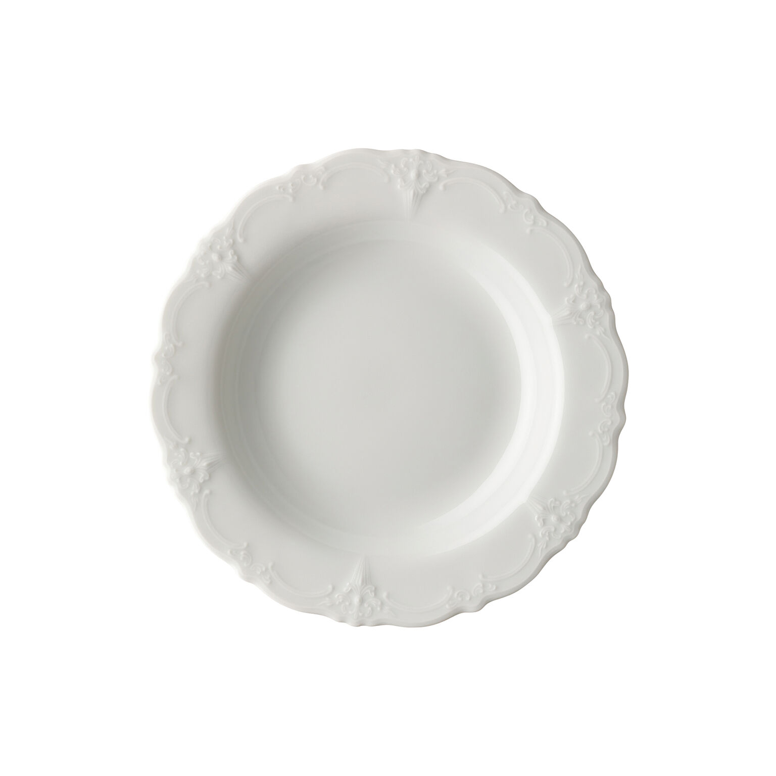 熱販売 Porcelain, Rosenthal Rim Weiss Baronesse inch, 1/2 9 Soup, トップス