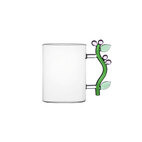 Mug with pink flower