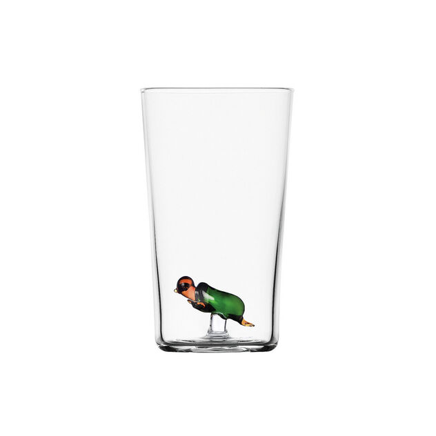Long drink glass with turtle image number 0
