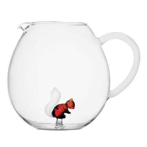 Jug with squirrel