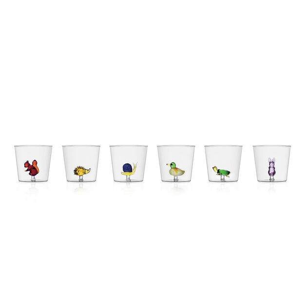 Water glass with squirrel image number 1