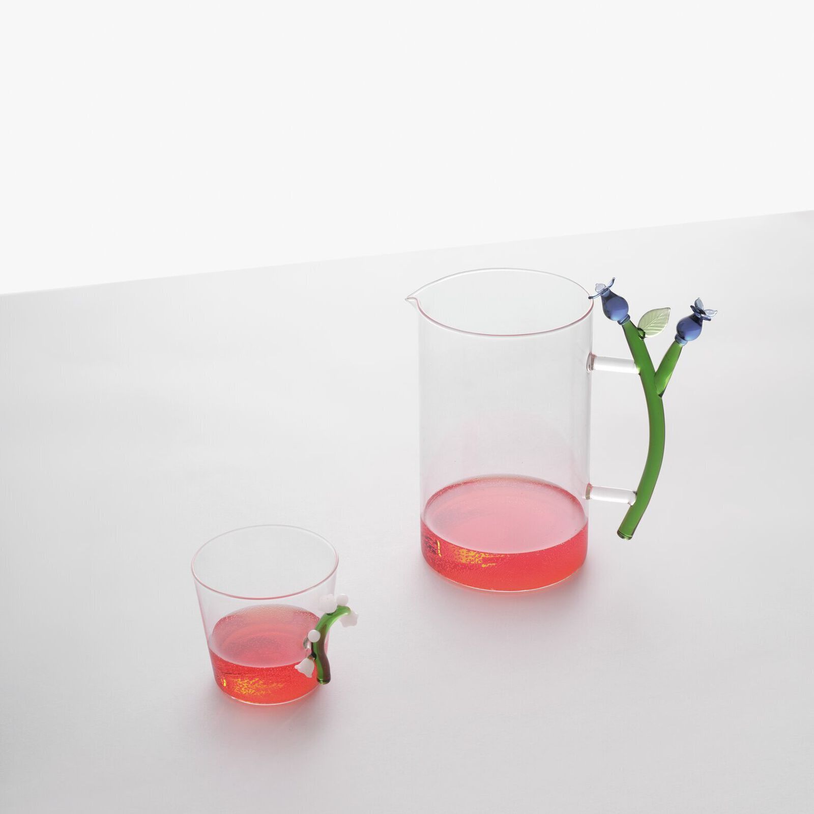 Jug with blue flower image number null