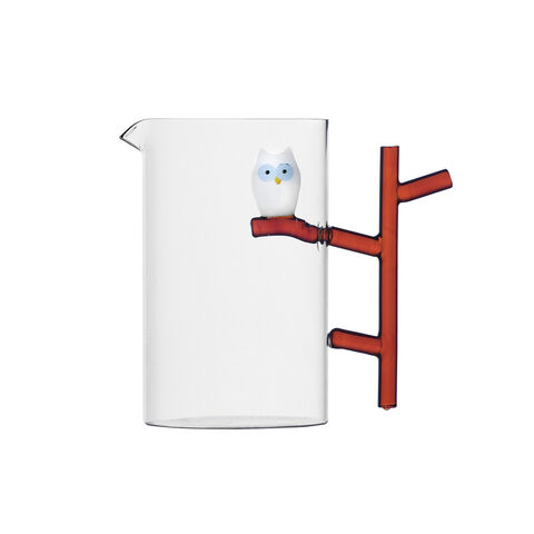 Jug with owl on the tree