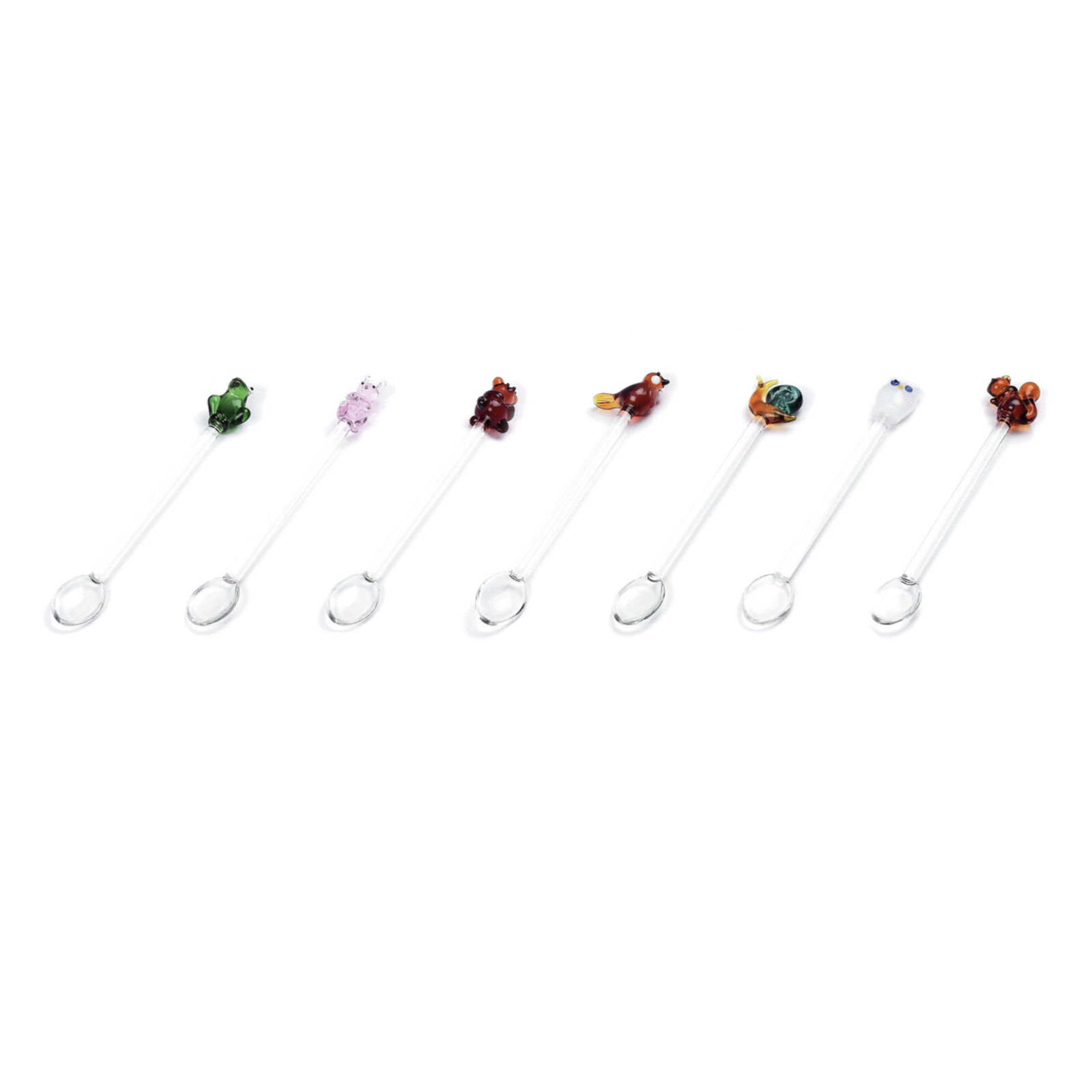 Spoon set 2 pcs, with bunny and bear image number null