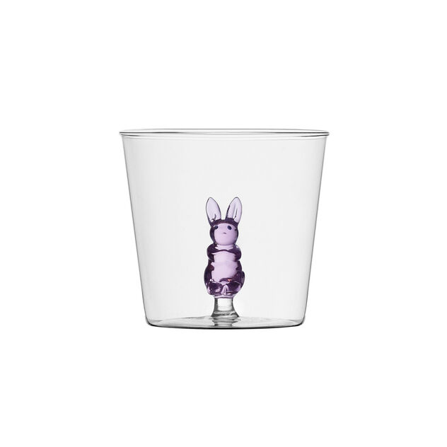 Water glass with rabbit image number 0