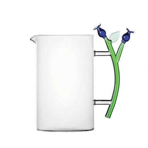 Jug with blue flower