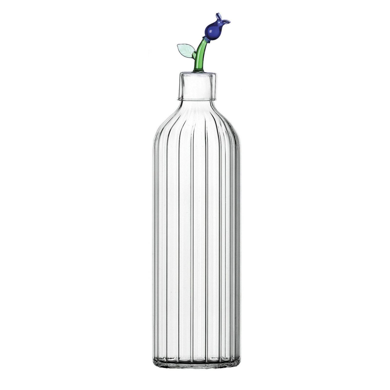 Bottle optic with blue flower image number null