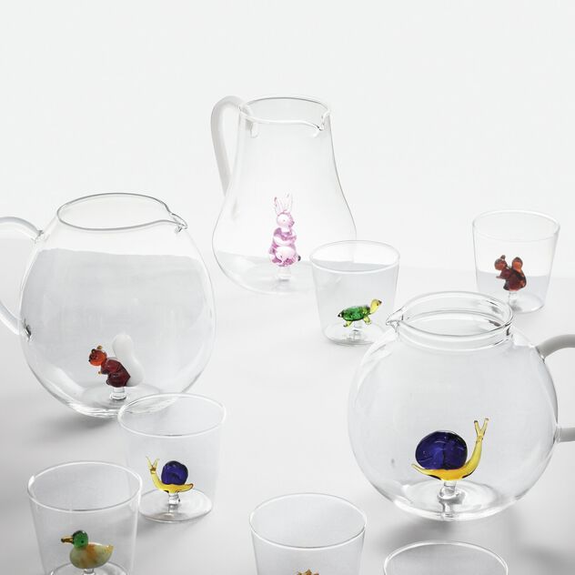 Water glass with squirrel image number 2