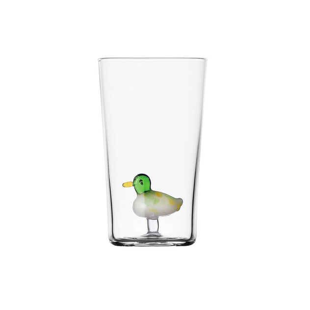 Long drink glass with duck image number 0