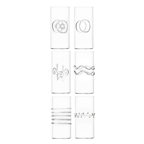 Long drink glass set 6 pcs