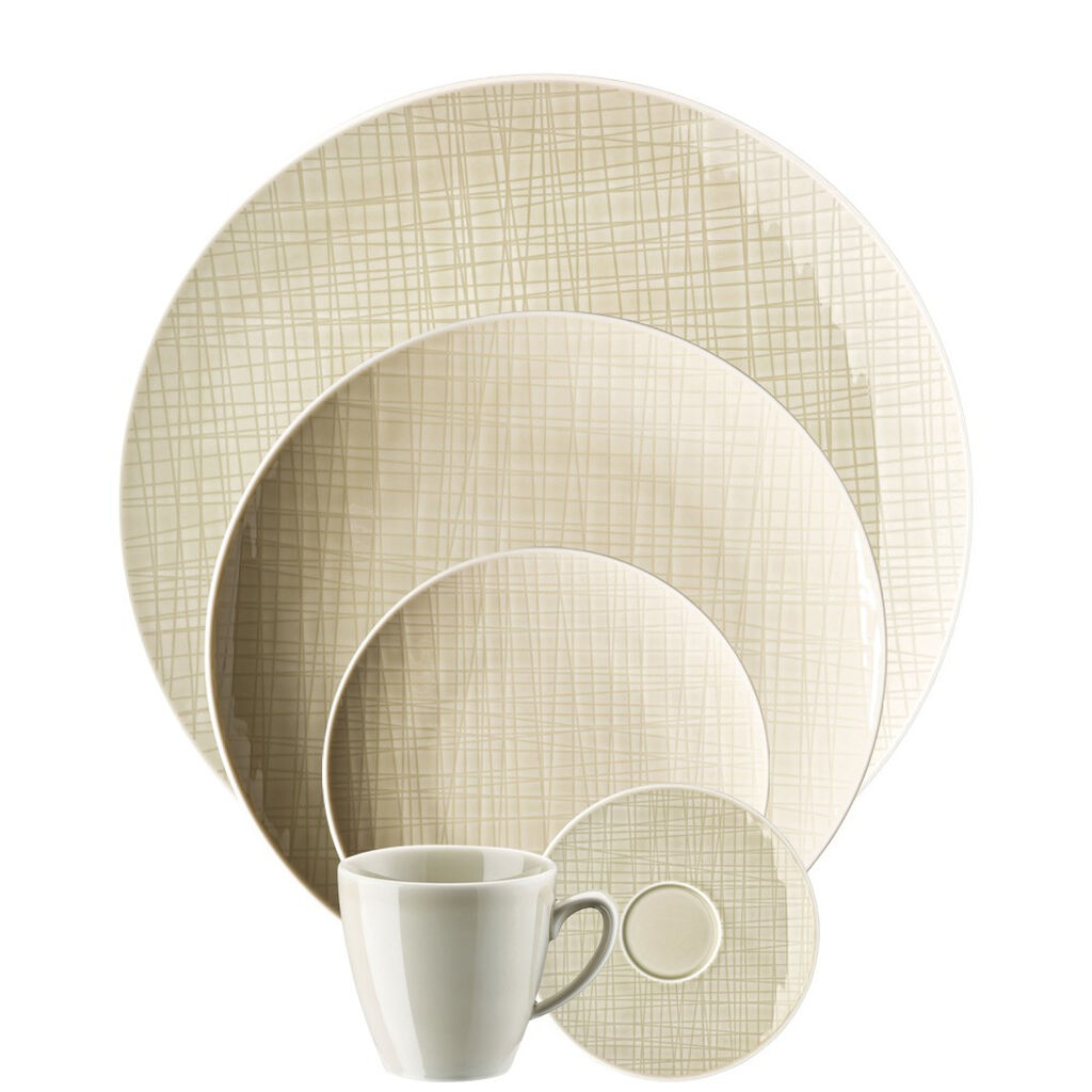5 Piece Place Setting | Mesh Cream image number 0