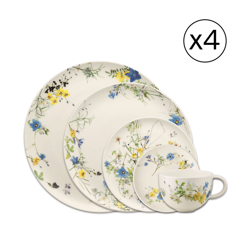 Dinnerware Set for 4 People 20 Pieces