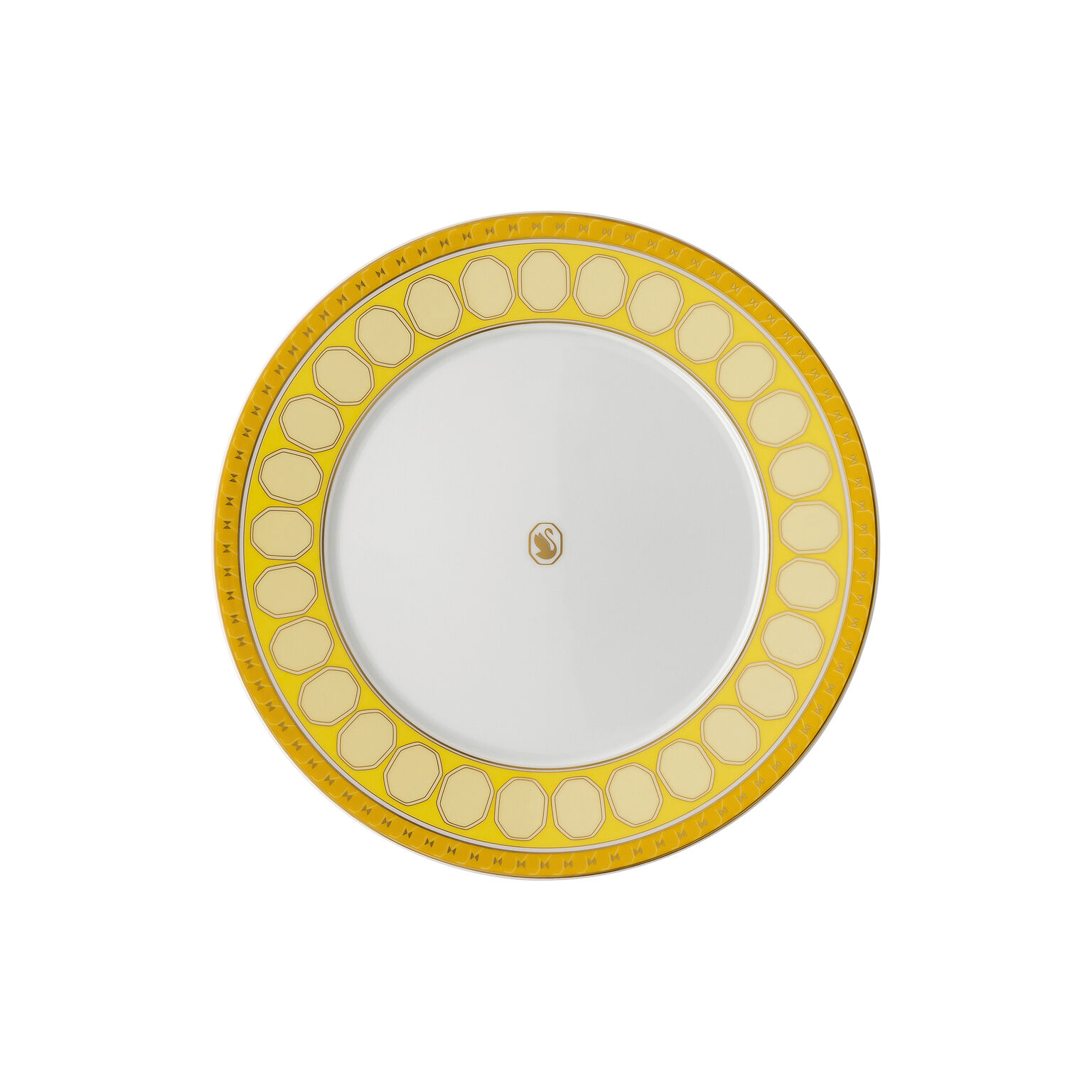 Swarovski Signum plate (33cm) - Blue