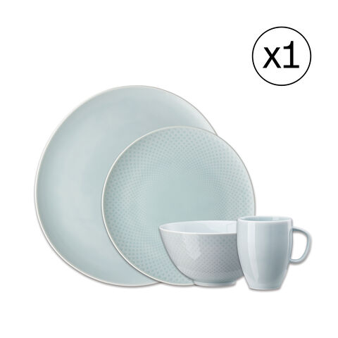 Dinnerware Set for 1 Person 4 Pieces