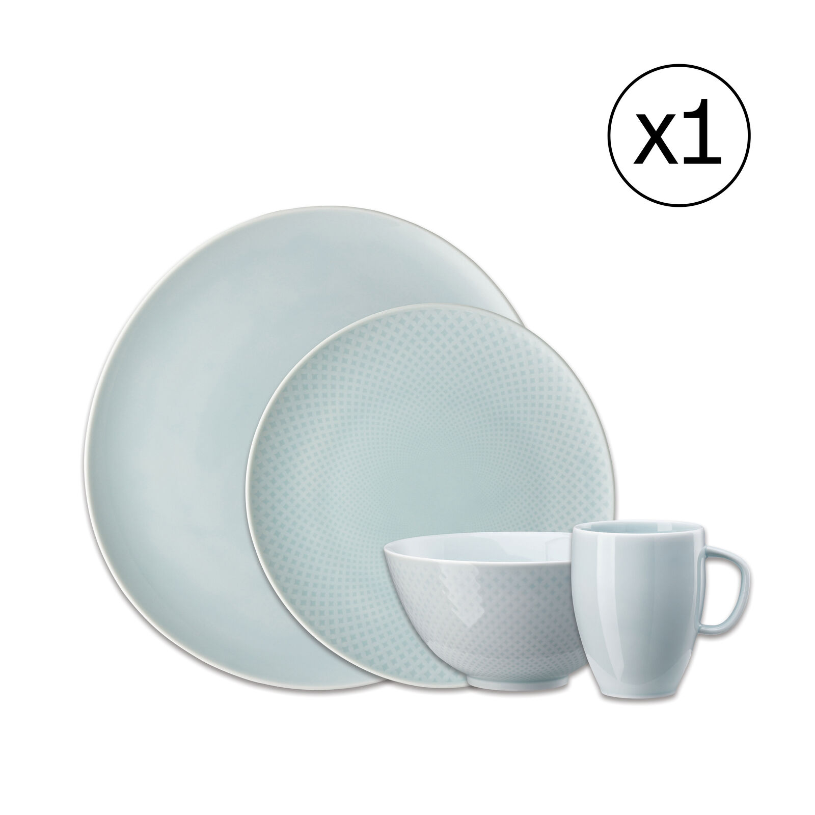 Dinnerware Set for 1 Person 4 Pieces image number null