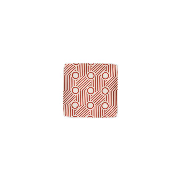 Square bowl (12 cm) from the Rosenthal Home Flower Farm Circles collection in porcelain. image number 0