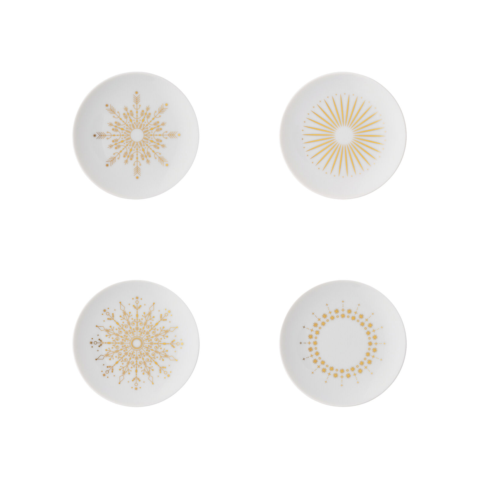 Set of 4 plates, 4 inch image number null