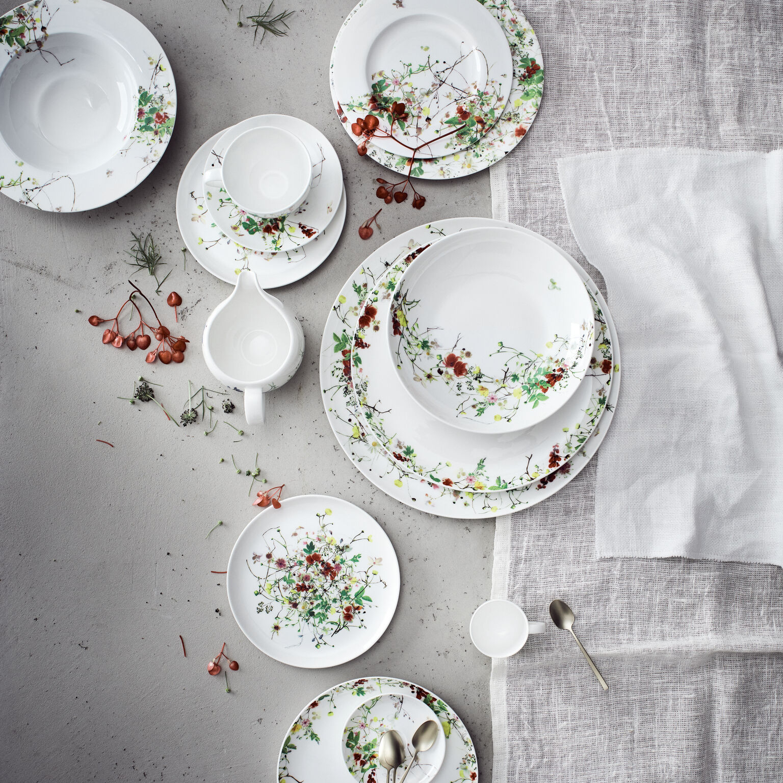 Rosenthal Brillance Fleurs Sauvages Bread Butter Plate Coupe