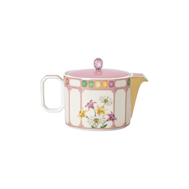 Teapot for 2 persons (21.10 cm, 0.75 l) from the Swarovski IDYLLIA Marshmallow collection. image number 1