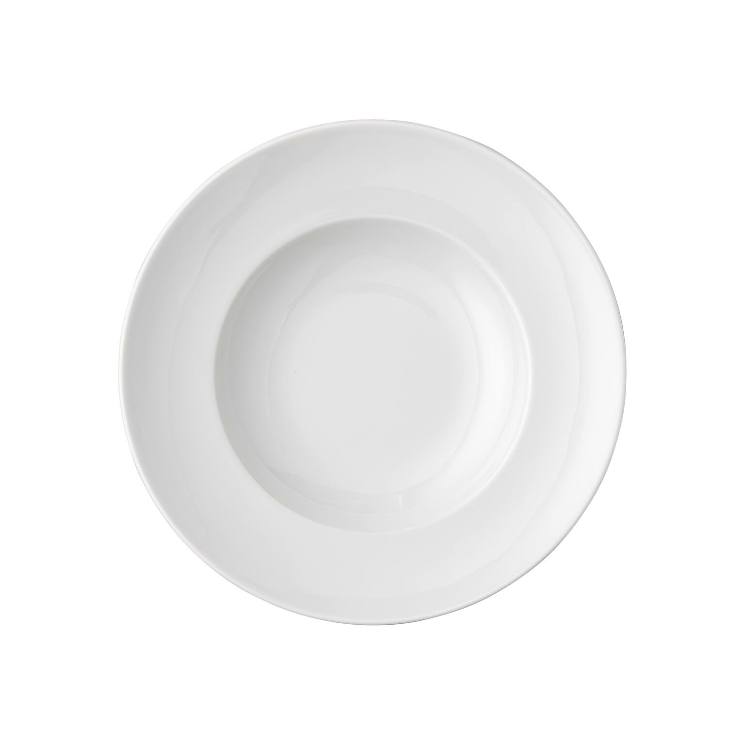 Rosenthal Porcelain, Plate deep, Ø 10 inch - h 2 inch, Accenti Weiss