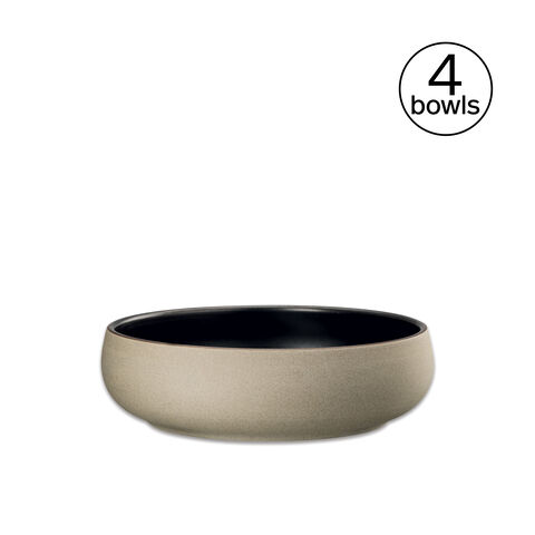 Deep Plate Set for 4 People 4 Pieces