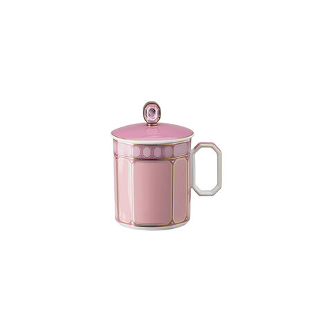 Mug with handle and lid