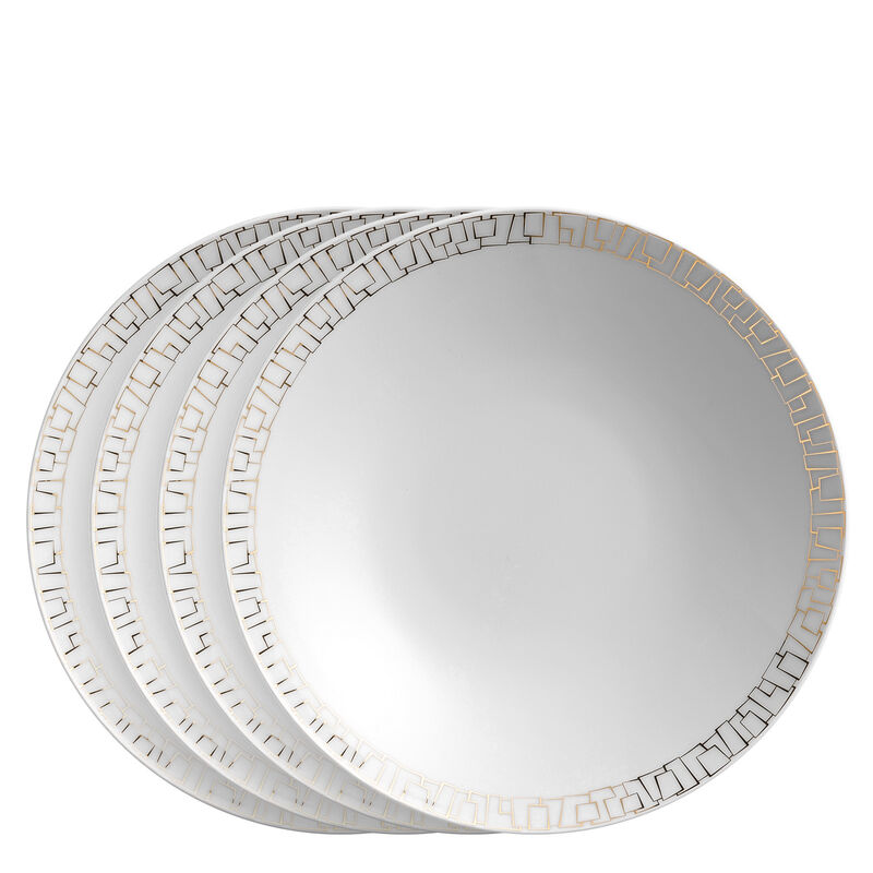 Soup Plates Set, 4 pieces | TAC 02 Skin Gold