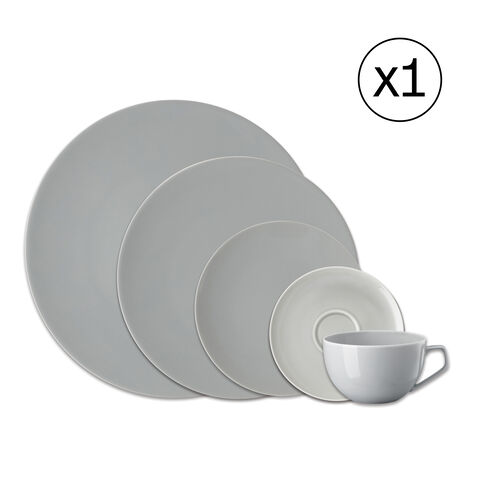 Dinnerware Set for 1 Person 5 Pieces