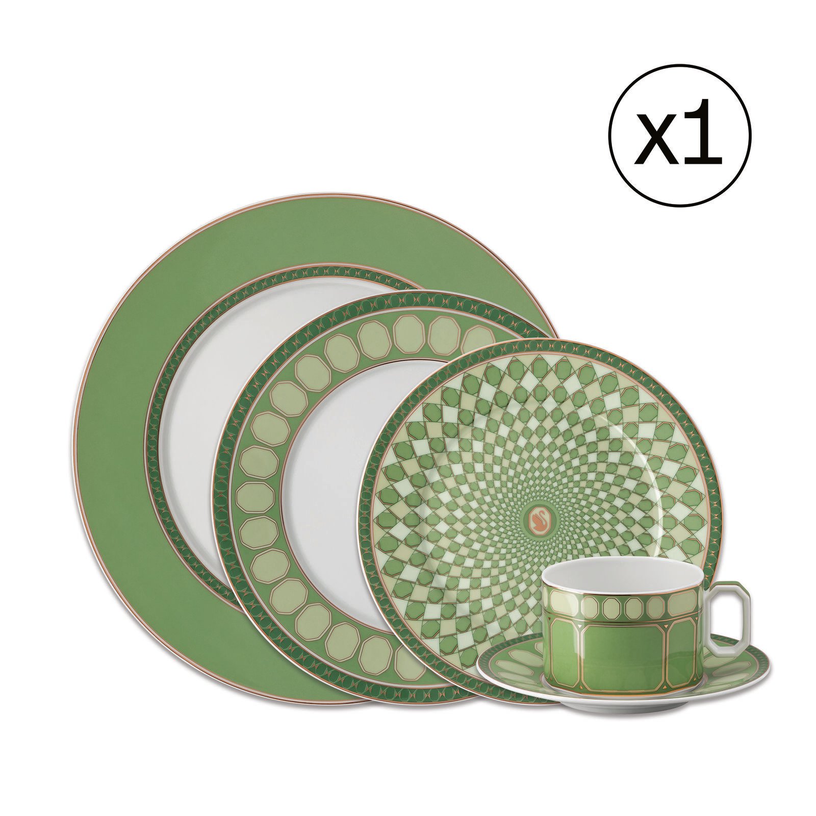 Dinnerware Set for 1 Person 5 Pieces image number null