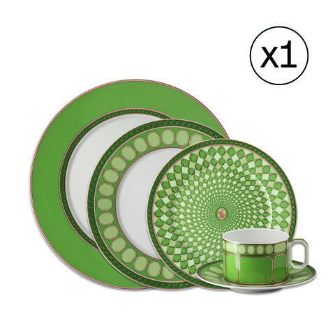 Dinnerware Set for 1 Person 5 Pieces