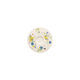 Espresso saucer (12 cm) from the Rosenthal Brillance Bone China Fleurs des Alpes collection.
