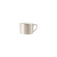 Cup (0.32 l) from the Rosenthal Francis Carreau Beige collection, measuring 11.60 cm in length and 8.50 cm in diameter.