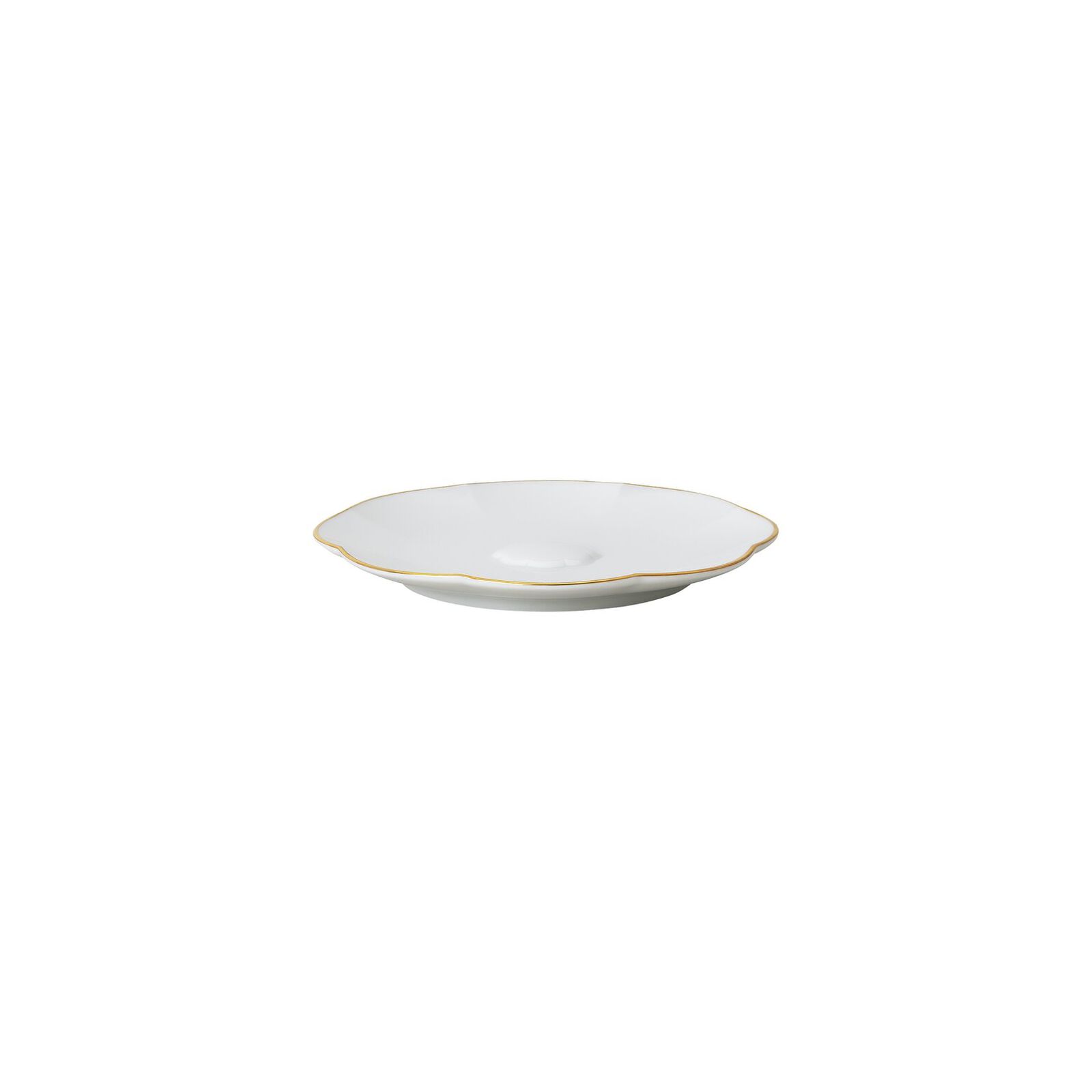 Kombi saucer (15.80 cm) from the Rosenthal Sonetto Oro collection in porcelain. image number null