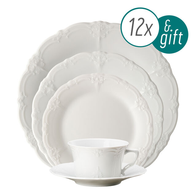 60 Piece Dinner Setting with free serving piece image number 0