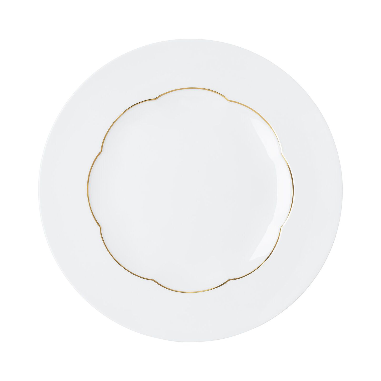 Charger plate (30 cm) from the Rosenthal Sonetto Oro collection in porcelain. image number null