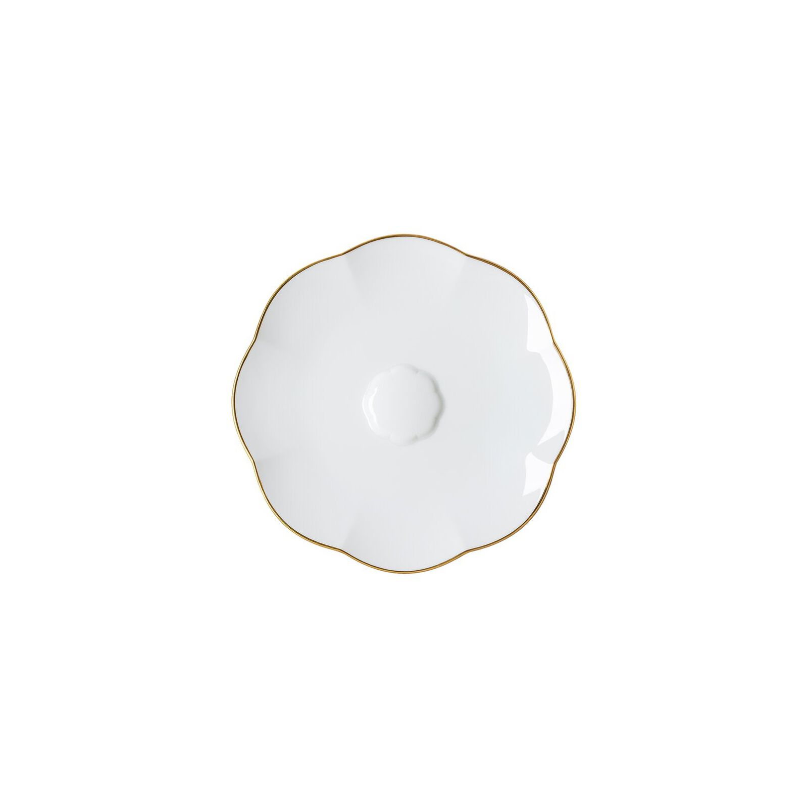 Charger plate (15.80 cm) from the Rosenthal Sonetto Oro collection in porcelain. image number null