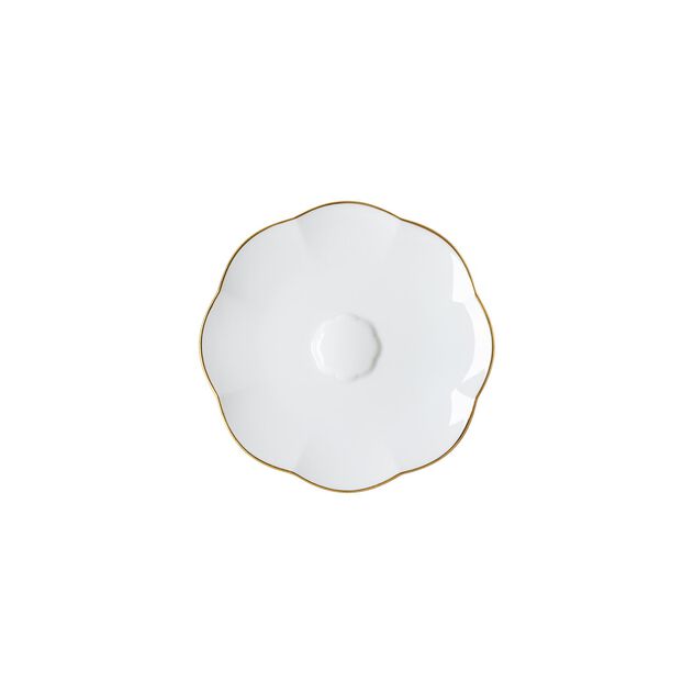 Charger plate (15.80 cm) from the Rosenthal Sonetto Oro collection in porcelain. image number 0