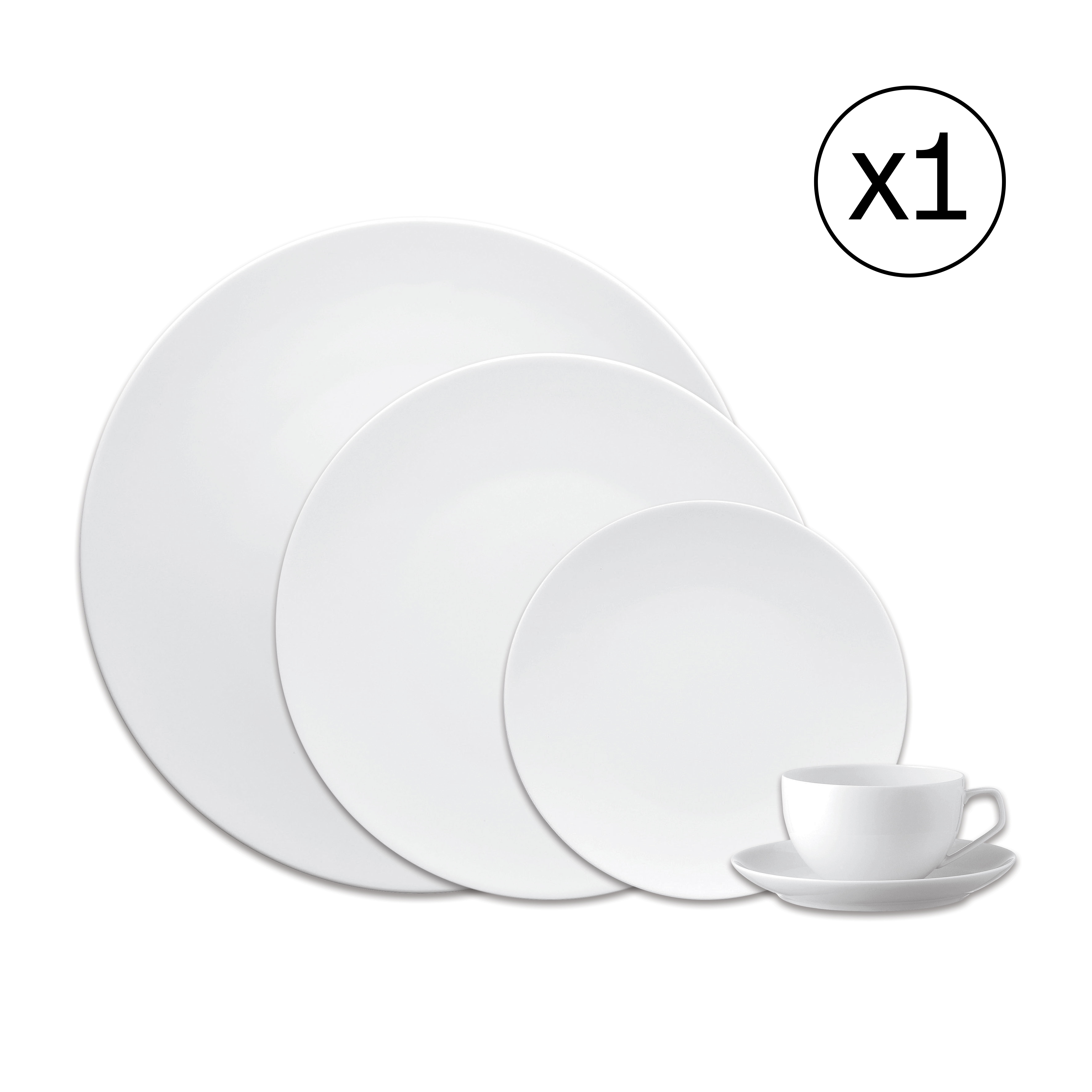 Dinnerware Set for 1 Person 5 Pieces