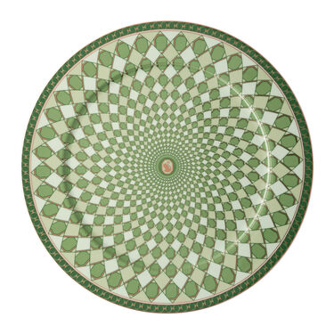 Rosenthal x Swarovski - Signum Fern Service Plate, 13 inch